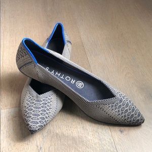 Rothy’s Walnut Python Flats